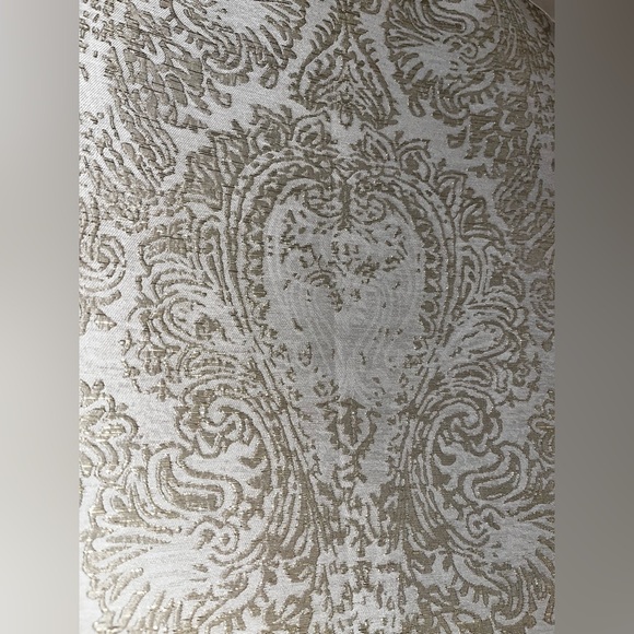 1-NWT CALLISTO HOME GOLD ALL OVER DAMASK  CURTAINS SET OF 2 PANELS SIZE 36”x 96” - Picture 8 of 9